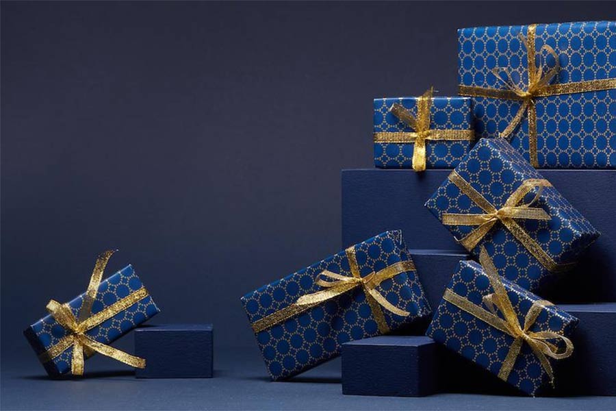 Wrapped gifts