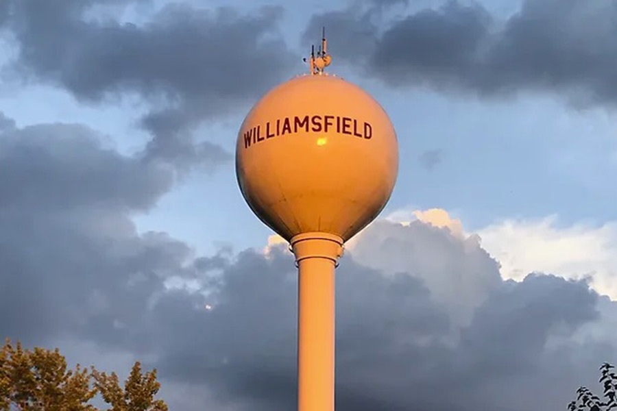 Williamsfield water tower